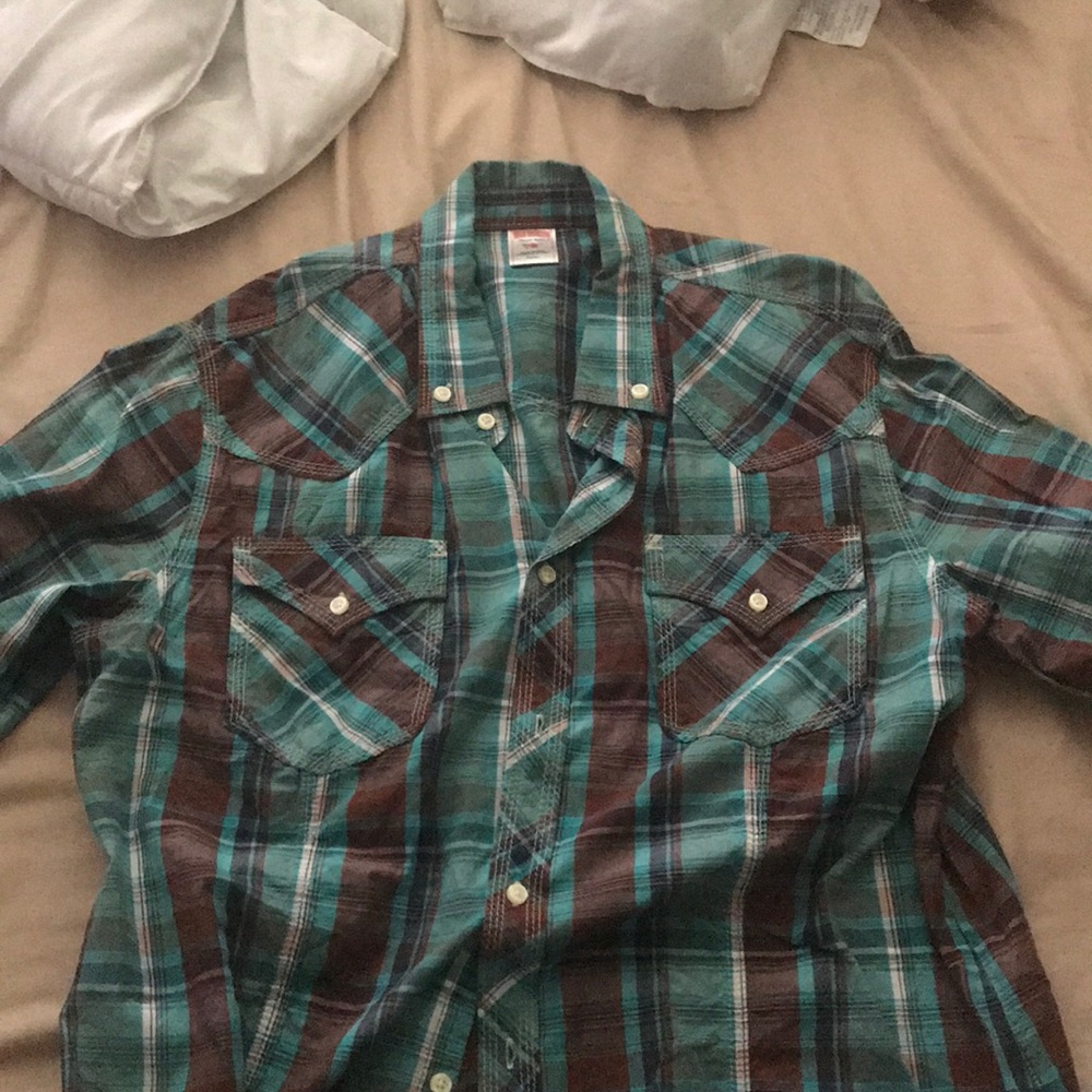 True Religion XXXL L/S button up